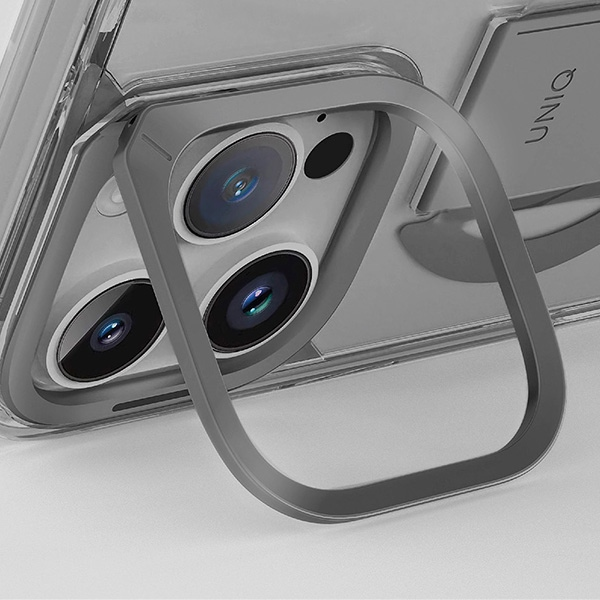 UNIQ case Lino Hue iPhone 15 Pro Max 6.7 Magclick Charging grey